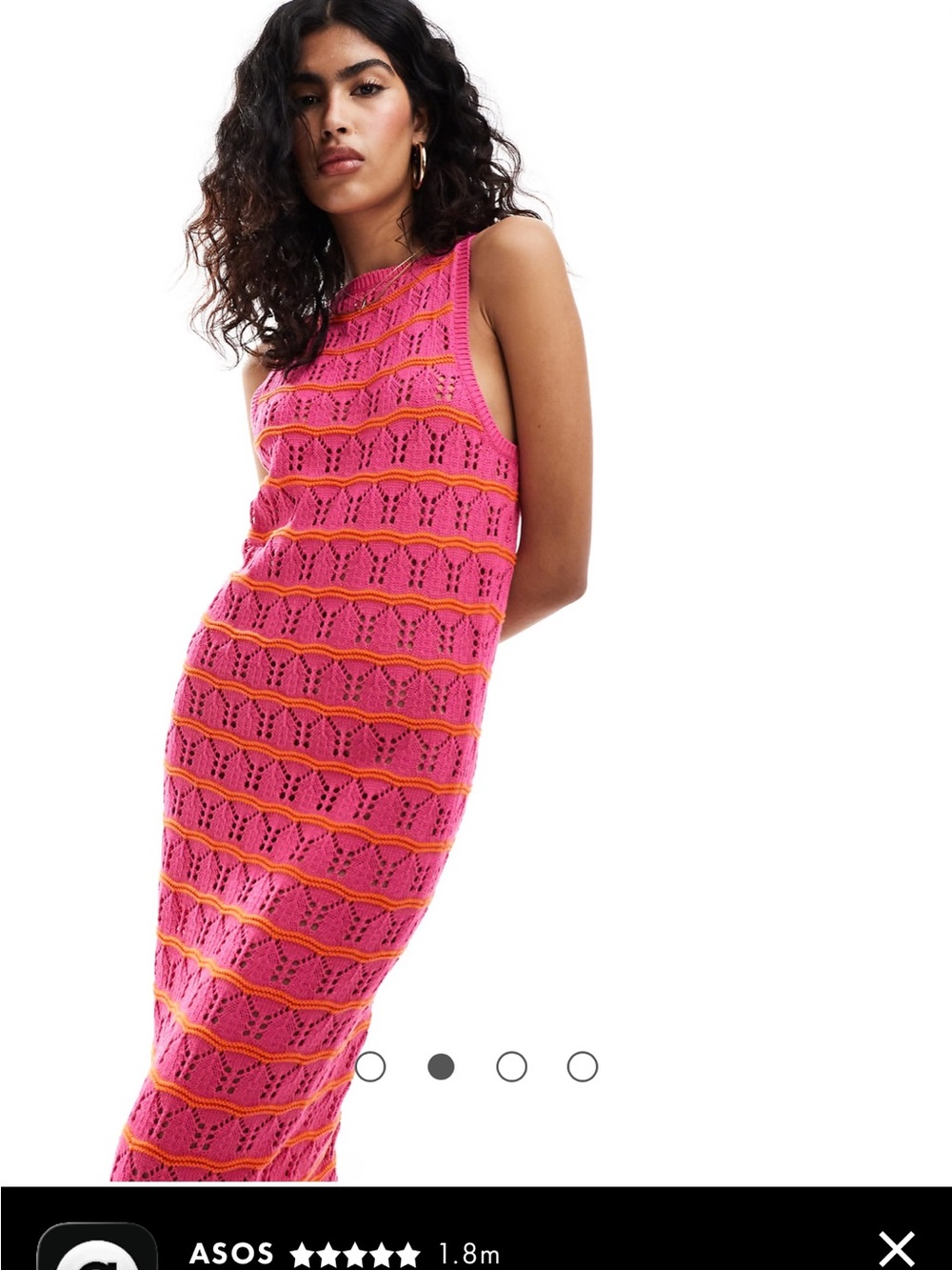 Asos knit maxi dress